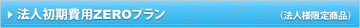 法人初期費用ZEROプラン（法人様限定商品）／ローコストでもしっかりとしたホームページを導入したい企業様向けパッケージプラン